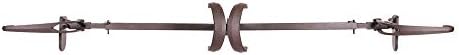 Front Door Garland Hanger - Adjustable Heavy Duty Cast Iron Wreath Holder