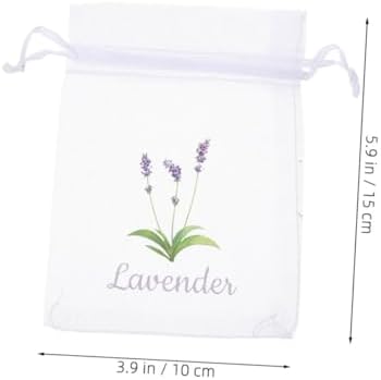 20pcs Empty Mesh Lavender Sachet Bags for Home Organization and Storage