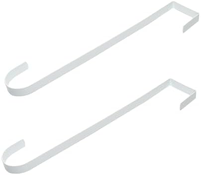 2 Pack Wreath Hanger Hooks Metal Door Mounted Wreath Holders