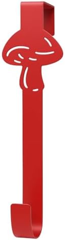 Mushroom Wreath Hanger Red Metal Hook 1083 In Fall Decor