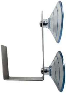 Glass Door Wreath Hanger with 2 Suction Cups
