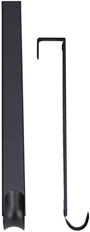Glomora Retractable Wreath Hanger Black