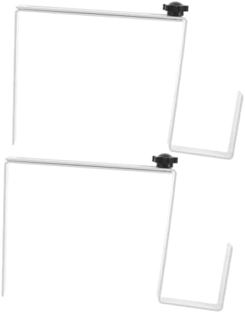 2Pcs Wreath Hanger for Headstones Iron Frame Holiday Decorations