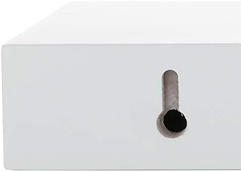 Kiera Grace White Floating Shelf for Home Dcor