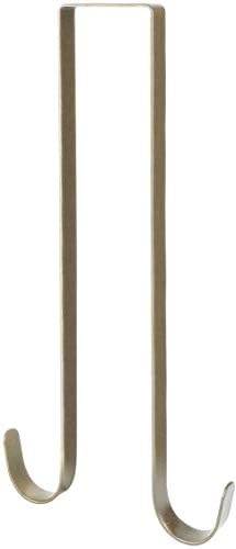 12 Inch Double Side Wreath Hanger - Black Bronze Over The Door Hook