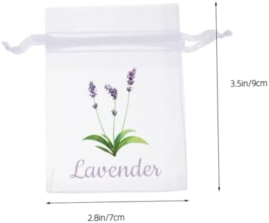 50PCS Empty Drawstring Sachet Bags for Lavender Tea