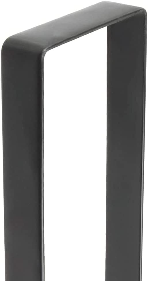 Double Wreath Hanger 12 Inch Black Metal