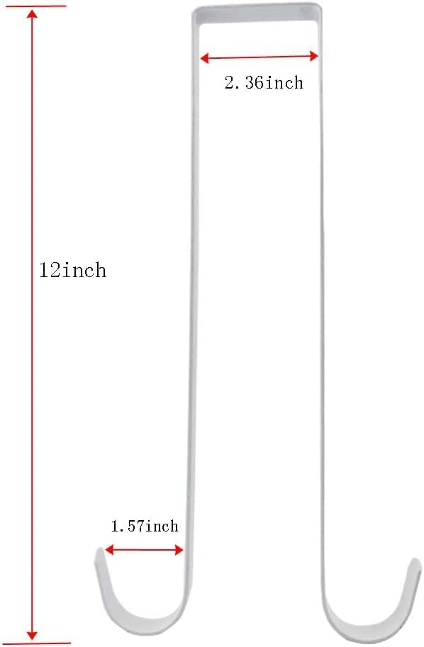 12 Inches Double Side Wreath Hanger for Front Door