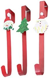 3 Pack Wreath Hangers for Front Door Christmas Hook Holder