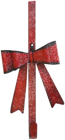 Sunset Vista Christmas Red Bow Wreath Hanger
