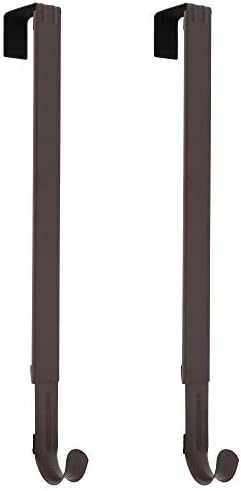 Haute Decor 2 Pack Adjustable Wreath Hanger - Matte Brown
