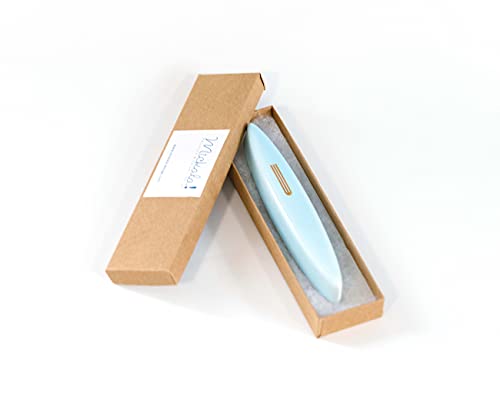 Light Blue Ceramic Mezuzah 47in Peel and Stick