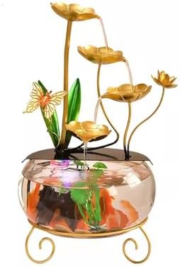 GRFIT Tabletop Fountain Small Indoor Water Flow Decoration