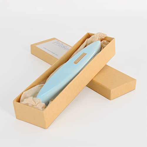 Light Blue Ceramic Mezuzah 47in Peel and Stick