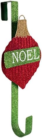 Melrose Decorative Metal Wreath Hanger - Noel Ornament