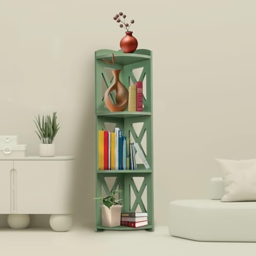 NHZ Corner Shelf Stand 4 Tier Bookcase Plant Stand