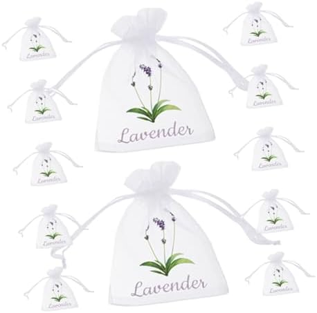 50PCS Empty Drawstring Sachet Bags for Lavender Tea