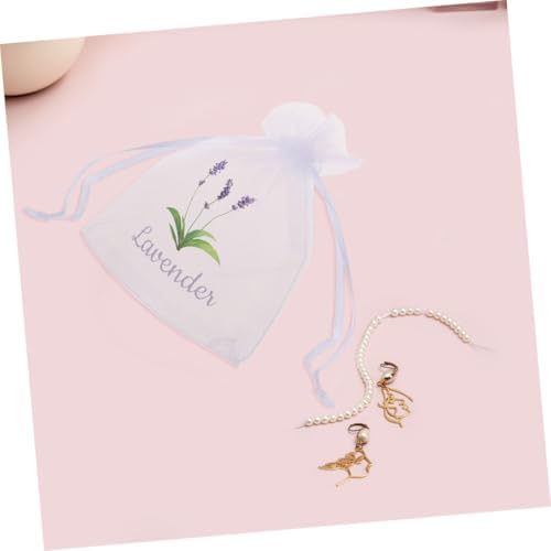 20pcs Empty Mesh Lavender Sachet Bags for Home Organization and Storage
