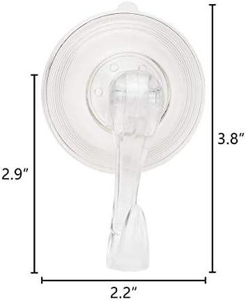 Christmas Wreath Holders Glass Window Door Hooks 6PCS