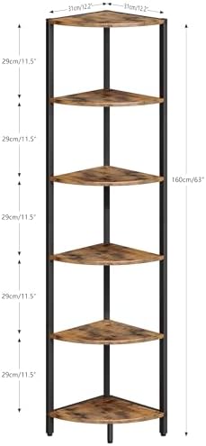 IRCPEN 6 Tier Corner Shelf Storage Organizer