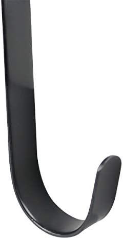 15 Inches Double Side Wreath Hanger Over The Door Black