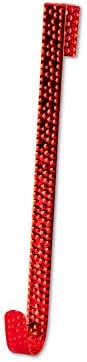 KK Interiors 15 Inch Red Metal Wreath Hanger