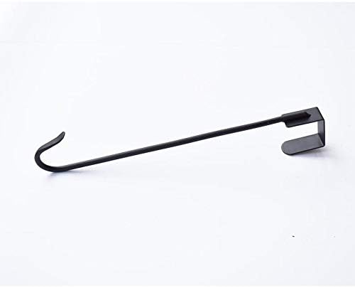Jemeni 16 Inch Wreath Hanger 2 Pack Matte Black Wrought Iron