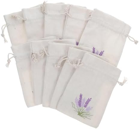 10 Pcs Lightweight Drawstring Pouches for Travel Home Storage