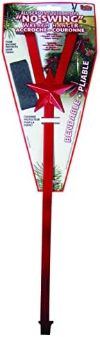 Christmas Mountains Red Wreath Hanger - 12 Pack