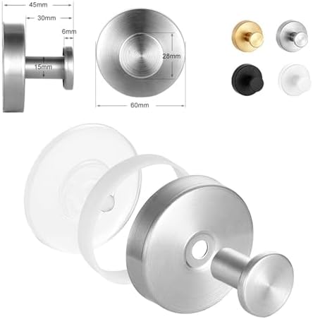 Heavy Duty Suction Cup Wreath Hooks for Glass Doors and Windows