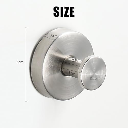 Stainless Steel Suction Cup Wreath Hook with 15 lb Capacity