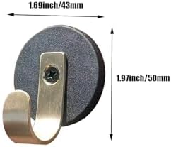 XXhailan 2 Pack Magnetic Hooks Wreath Hanger Door Decor