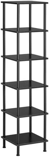 HOOBRO 6-Tier Corner Shelf Black BK55CJ01