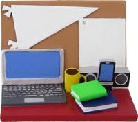OC-267 Student Desk with Smartphone Ornament