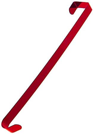14 Red Tone Metal Over The Door Wreath Hanger Pack of 2
