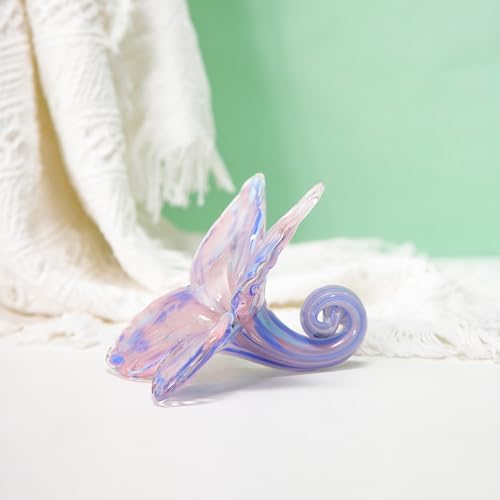 Handmade Glass Flower Pendant Decor for Home Garden Windows