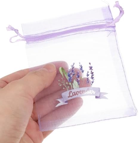 LUOZZY 20pc Lavender Sachet Bags with Drawstring
