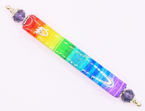 Handmade Pride Chakrah Mezuzah Ornament