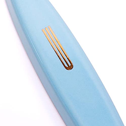 Light Blue Ceramic Mezuzah 47in Peel and Stick