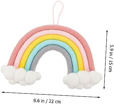 VICASKY Cloud Rainbow Wall Macrame Art Decoration