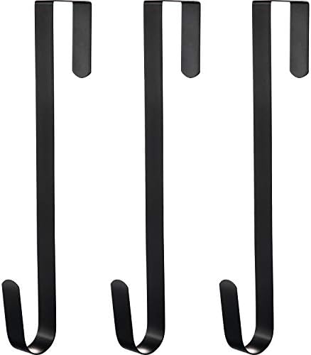 Zhehao 3 Piece Christmas Decor Metal Wreath Hangers