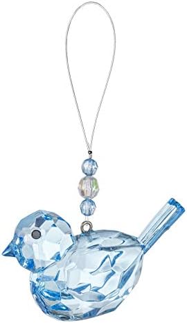 GAIBIJA Queen City Candy Blue Bird Hanging Ornament 3 inch