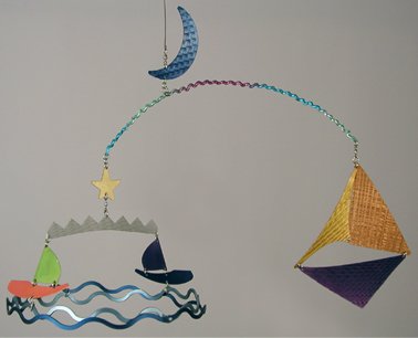 Gone Sailin Mobile - Decorative Hanging Ornament