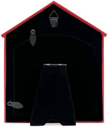 Isaac Jacobs 4x4 Red Resin Woof Doghouse Frame