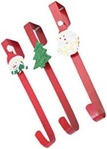 3 Pack Wreath Hangers for Front Door Christmas Hook Holder