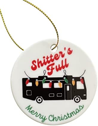Zilker Home Christmas Ornaments - Cousin Eddie RV Chaos Chevy Chase Movie Gift