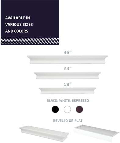 HIGH MIGHTY 18 Inch Floating Shelf 15 lbs