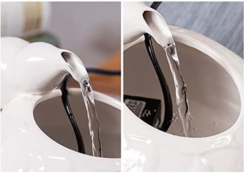 HEXEH Mini Ceramic Tabletop Fountain with Zen Style