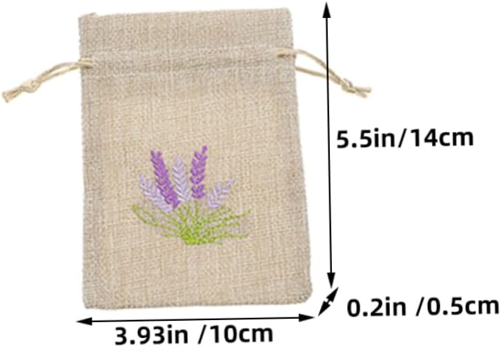 5pcs Dried Lavender Sachet Bags Empty Fragrance Pouches Reusable