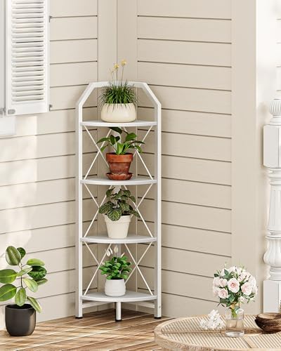 CHOEZON 4-Tier Corner Shelf Display Stand
